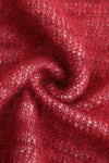 SWAYING/KNIT V-neck floating jumper SW24RE1T05 red